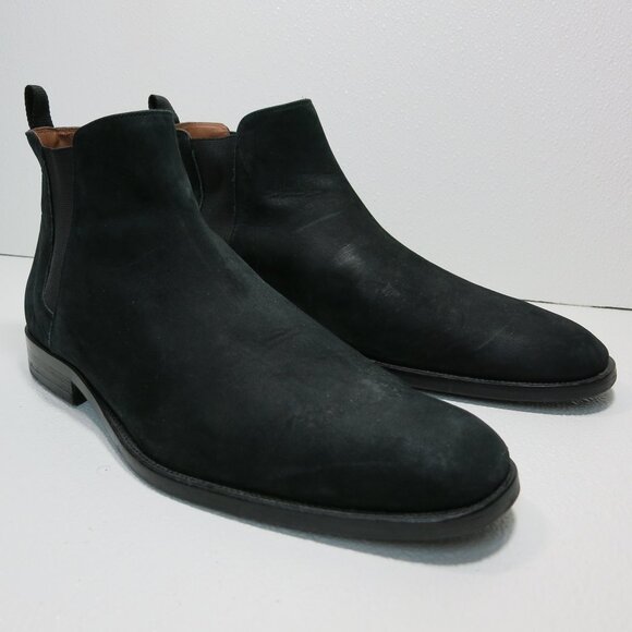 Aldo Suede Leather Chelsea Boots Shoes Men's Dress Footwear Fashion Bota 12 - Picture 2 of 7